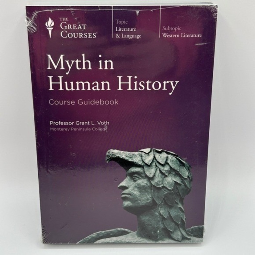 The Great Courses Myth in Human History DVD Course Guidebook Grant Voth NEW